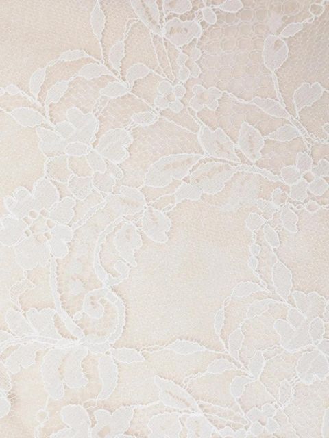 Self-Portrait floral lace maxi dress - White