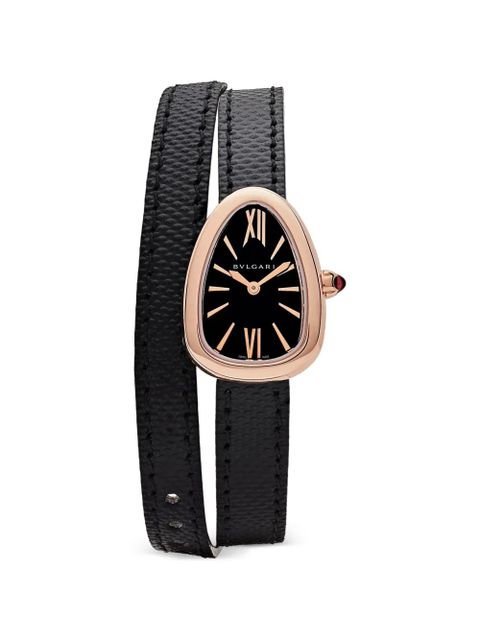Bvlgari Pre-Owned 2021 unworn Serpenti 27mm watch - Black