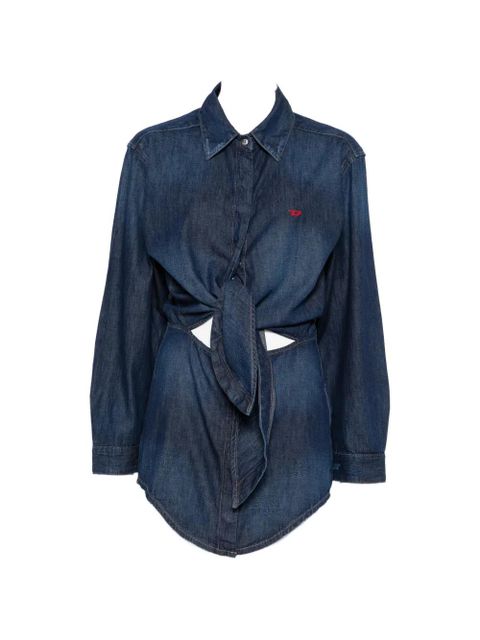 Diesel tie-front dress - Blue - zdjęcie produktu nr 1