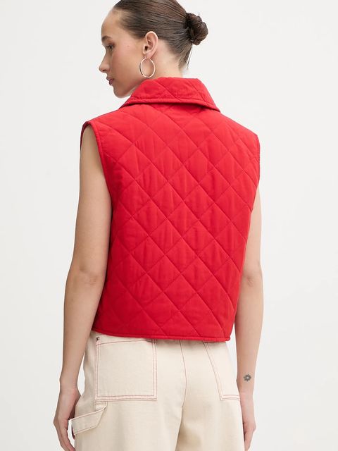 Stine Goya kurtka jeansowa kolor beżowy przejściowa SG-PS26-O007-2453