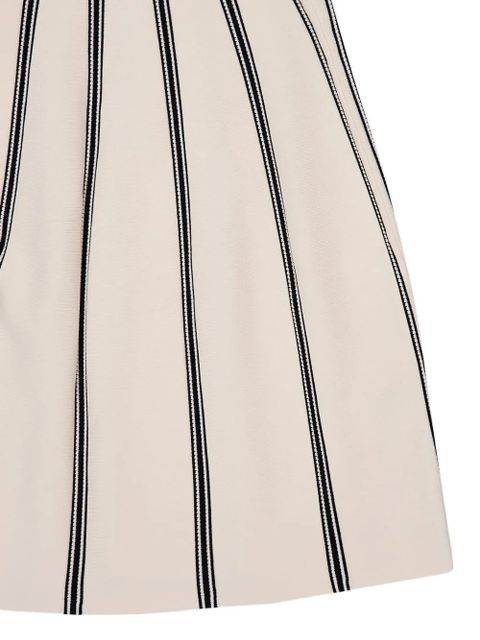 ZIMMERMANN striped-pattern midi skirt - Neutrals