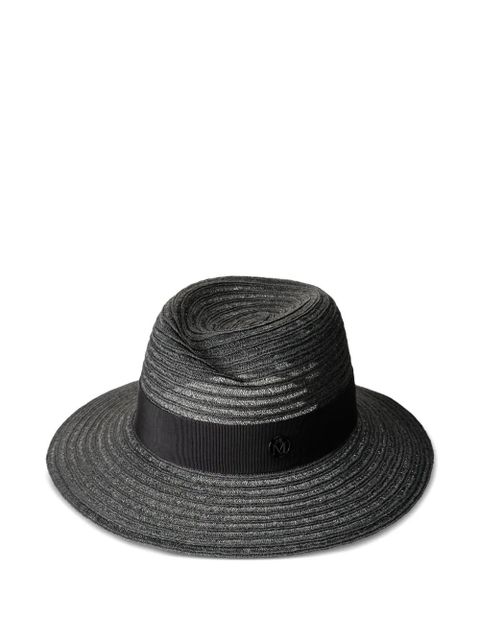 Maison Michel Virginie woven fedora - Grey - zdjęcie produktu nr 1