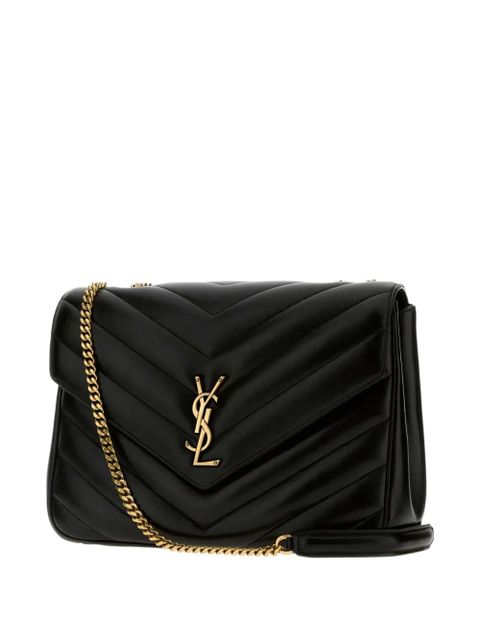 Saint Laurent quilted leather shoulder bag - Black