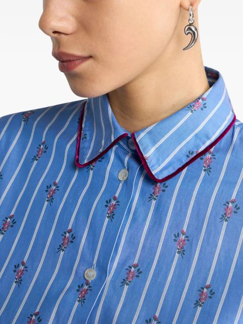 ETRO Paisley hoop earrings - Silver - zdjęcie produktu nr 2