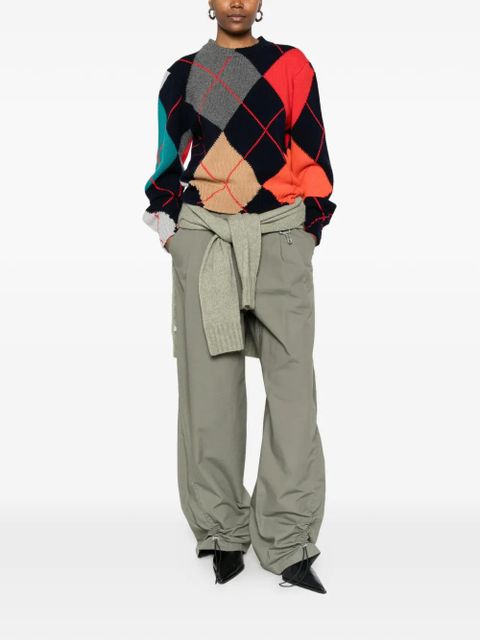 JW Anderson x Pringle of Scotland crew-neck sweater - Blue - zdjęcie produktu nr 2