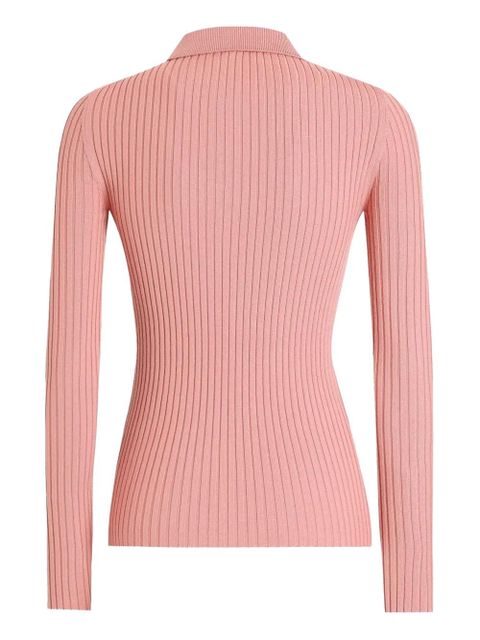 Dolce & Gabbana DNA ribbed polo top - Pink - zdjęcie produktu nr 2