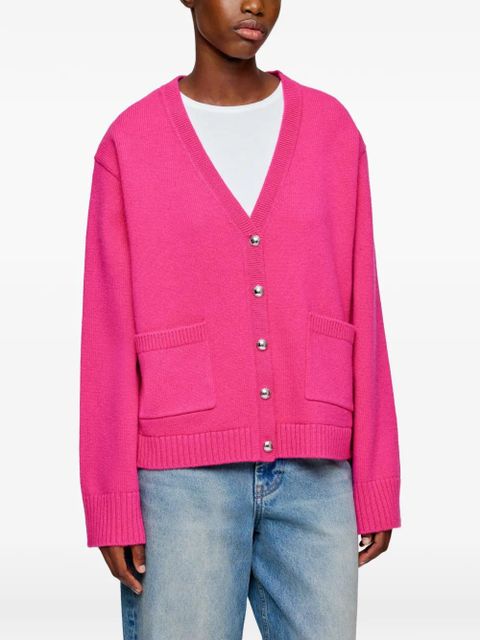 GANNI pockets cardigan - Pink