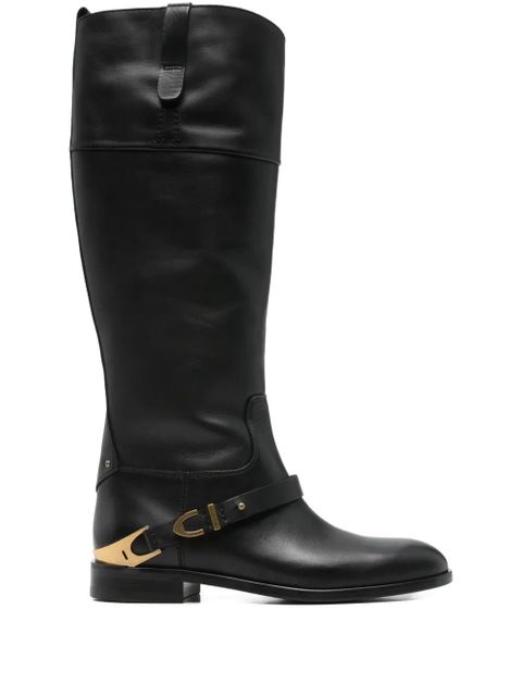 Golden Goose Charlie buckled knee-high boots - Black - zdjęcie produktu nr 1