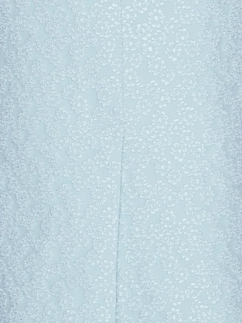 ROTATE BIRGER CHRISTENSEN puff-sleeve midi dress - Blue