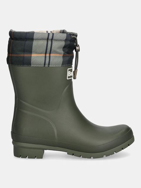 Barbour kalosze Mowbray damskie kolor zielony LRF0122OL52 - zdjęcie produktu nr 2