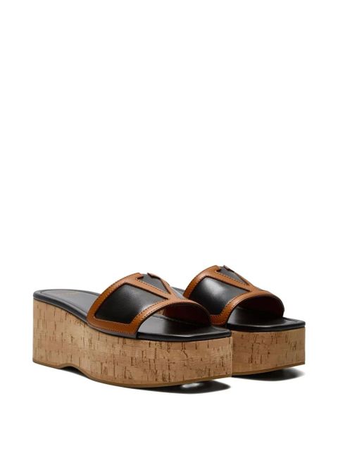 Valentino Garavani Viva Superstar cork platform sandals - Black - zdjęcie produktu nr 2