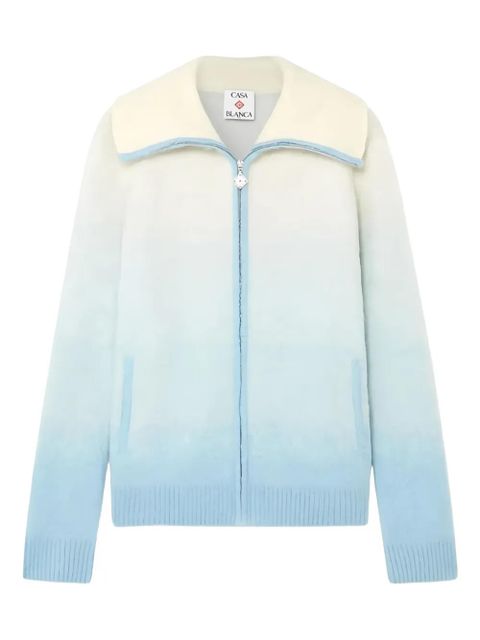 Casablanca zip cardigan - Blue - zdjęcie produktu nr 1