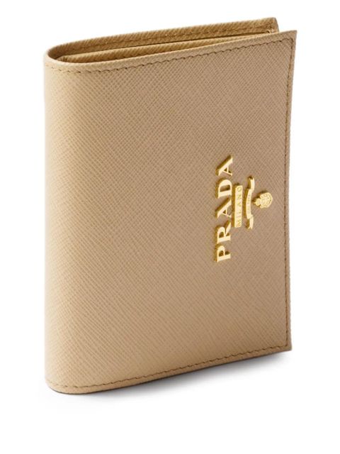 Prada small Saffiano leather wallet - Neutrals
