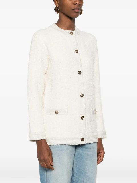 Gucci buttoned patch-pocket jacket - Neutrals