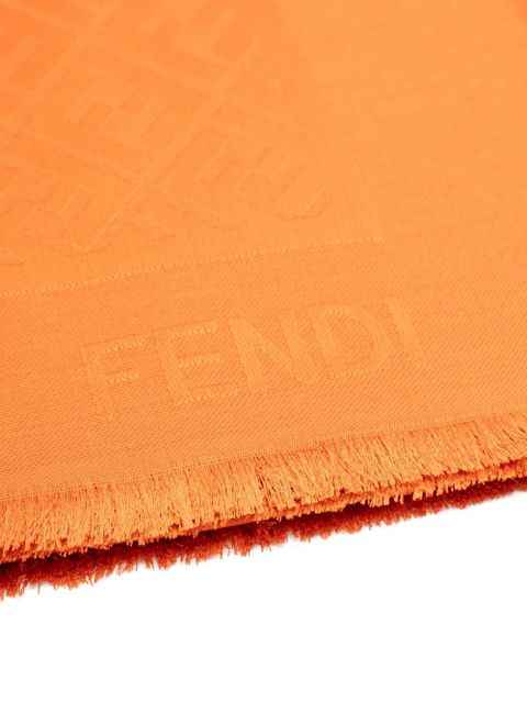 FENDI FF-motif shawl - Orange - zdjęcie produktu nr 2