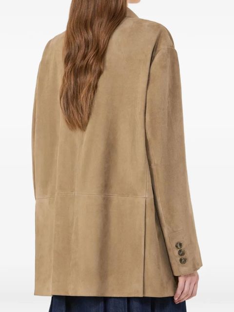 Weekend Max Mara MKDCedro buttoned leather jacket - Neutrals - zdjęcie produktu nr 2