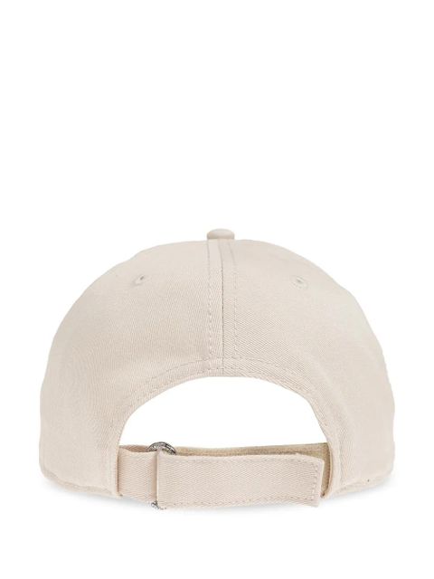 Moncler logo-embroidered cap - Neutrals - zdjęcie produktu nr 2