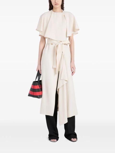 Proenza Schouler Isolde tie belt midi dress - Neutrals - zdjęcie produktu nr 2