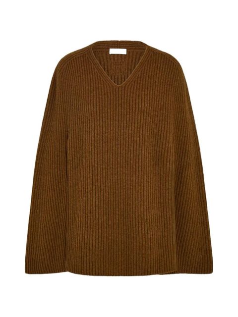 Ferragamo cashmere blend cape - Brown - zdjęcie produktu nr 1