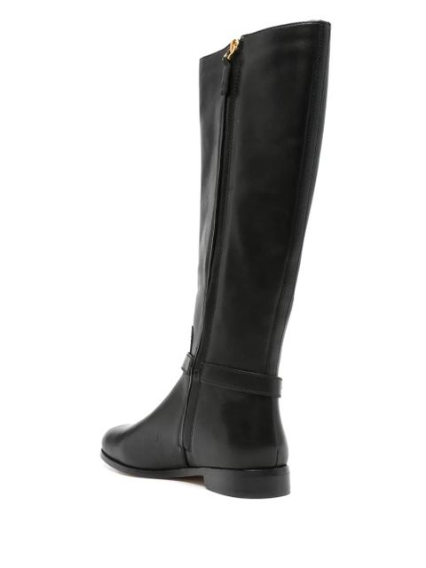 Lauren Ralph Lauren logo-plaque boots - Black