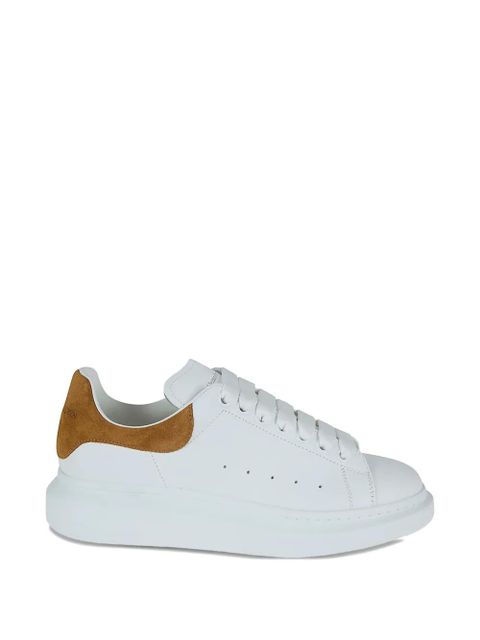 Alexander McQueen Oversized suede-panel sneakers - White - zdjęcie produktu nr 1