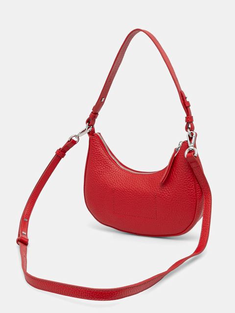 Marc O'Polo torebka skórzana kolor czerwony 5000009284