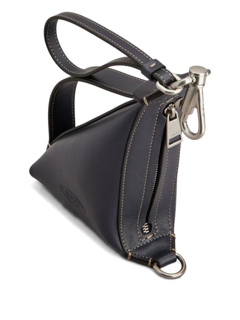 Tod's triangular leather purse - Black - zdjęcie produktu nr 2