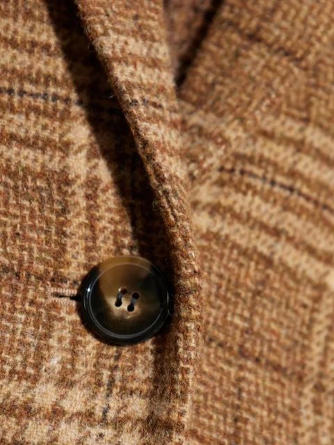 MARANT ÉTOILE Limiza checkered wool coat - Brown