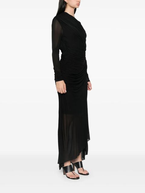 ZIMMERMANN Illustration Gathered midi dress - Black