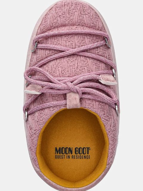 Moon Boot śniegowce MB X GIR EVX MULE KNIT kolor różowy 80D1470140-J038