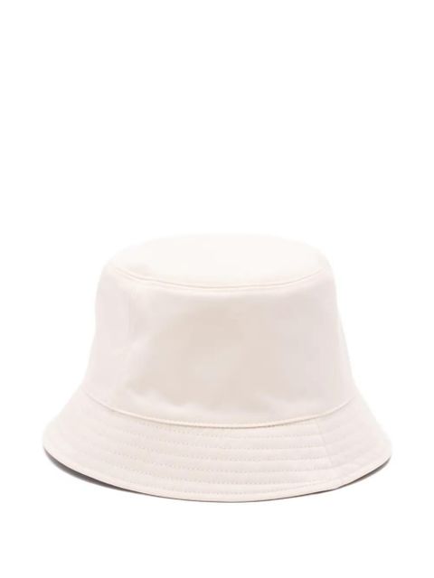 Moncler logo-patch bucket hat - Neutrals - zdjęcie produktu nr 2