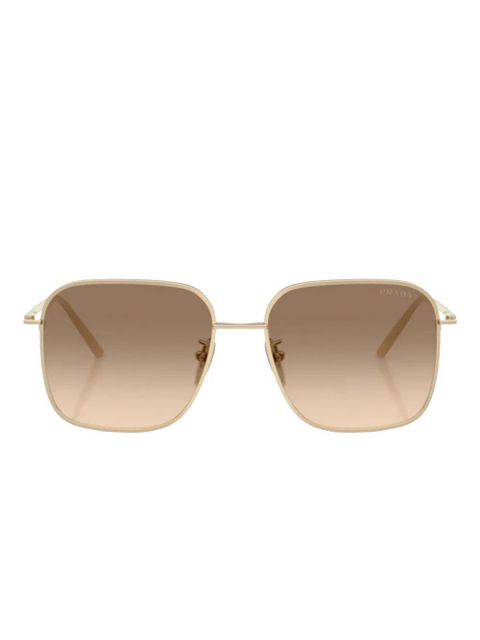 Prada Eyewear gradient-lenses sunglasses - Gold - zdjęcie produktu nr 1