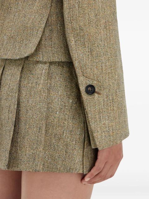 Ferragamo flap-pockets single-breasted blazer - Neutrals