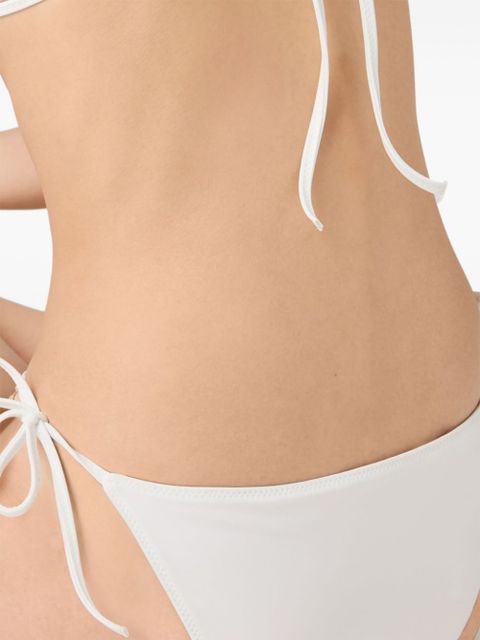 Miu Miu jersey bikini bottoms - White