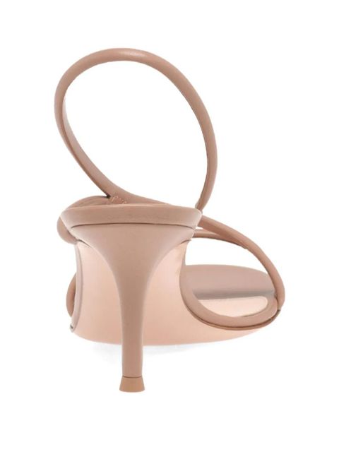 Gianvito Rossi Ellis slingback leather sandals - Neutrals