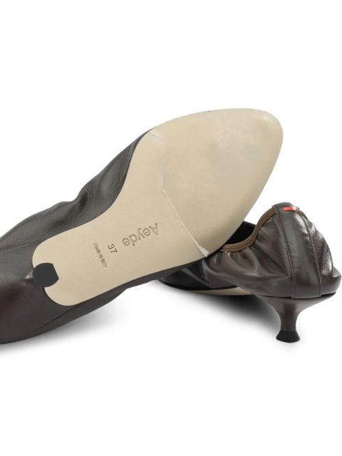 Aeyde kitten heel pumps - Brown