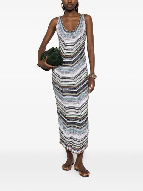 Missoni chevron sleeveless maxi dress - White - zdjęcie produktu nr 2