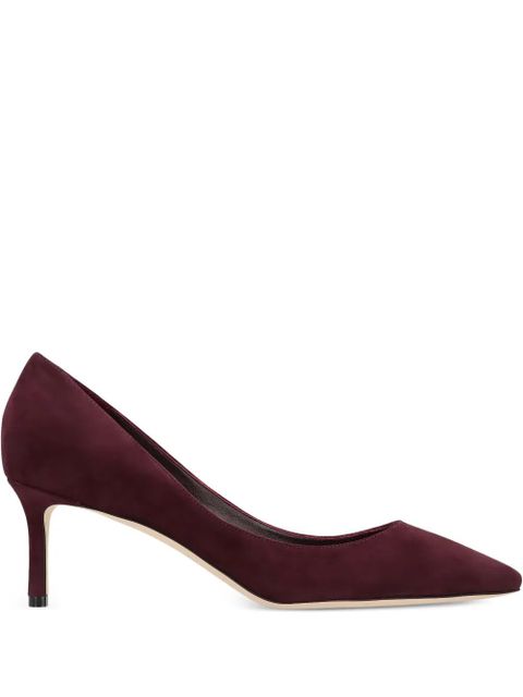 Jimmy Choo 60mm Romy suede pointed-toe pumps - Red - zdjęcie produktu nr 1