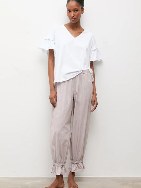 Answear.LAB piżama damska kolor beżowy - zdjęcie produktu nr 1