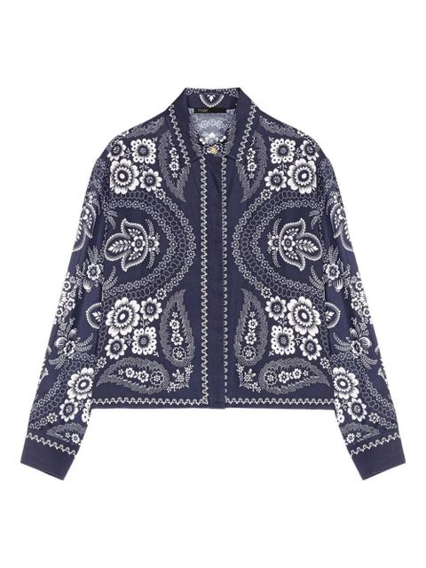 Maje printed shirt - Blue - zdjęcie produktu nr 1