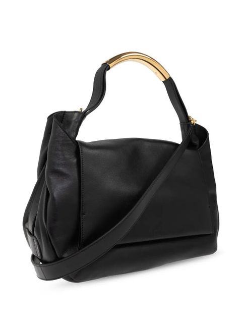 Moschino Handle Me leather tote bag - Black