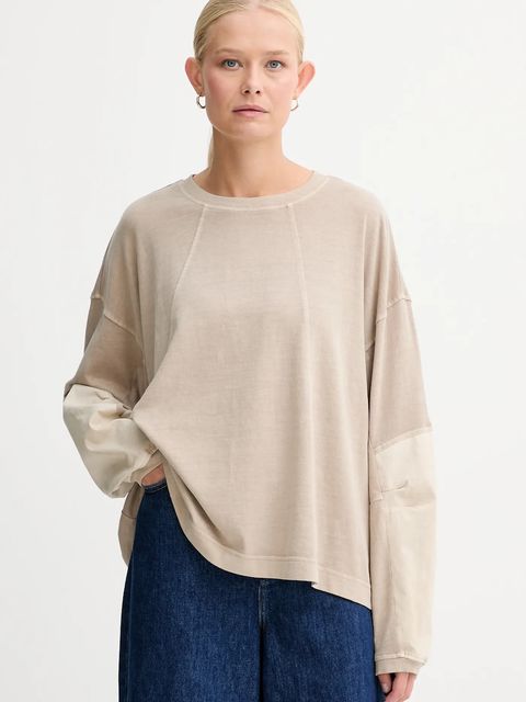 G-Star longsleeve kolor beżowy D27192.C756 - zdjęcie produktu nr 1