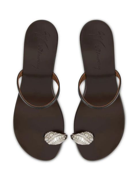 Giuseppe Zanotti 40mm Icon Ring sandals - Black - zdjęcie produktu nr 2