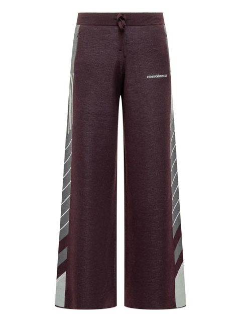 Casablanca Diagonal Tennis trousers - Red - zdjęcie produktu nr 1