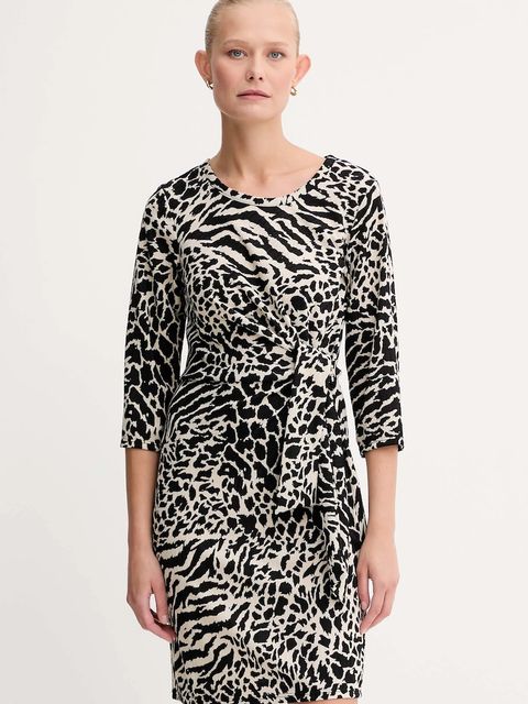 Morgan sukienka kolor czarny mini rozkloszowana REOL - zdjęcie produktu nr 1