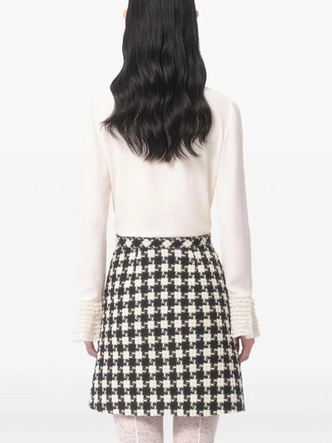 Valentino Garavani georgette shirt - White