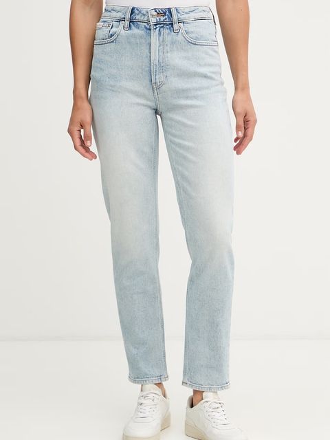 Calvin Klein Jeans jeansy mom fit damskie - zdjęcie produktu nr 1