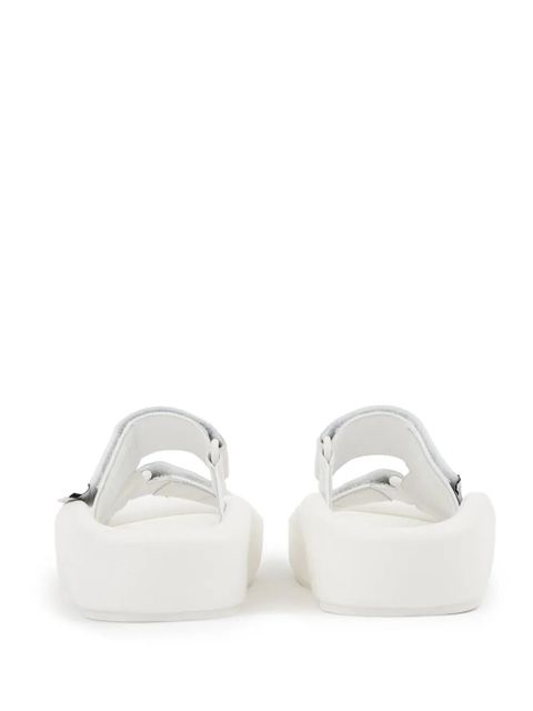 MM6 Maison Margiela Webbing leather sandals - White - zdjęcie produktu nr 2