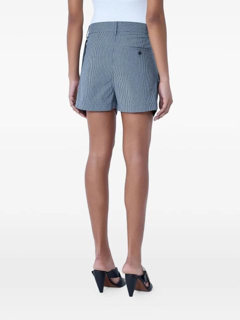 Vivienne Westwood high-waisted checkered shorts - Blue