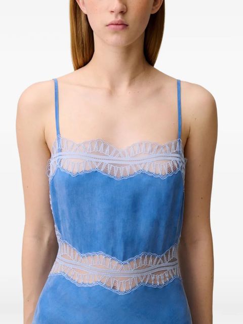 Claudie Pierlot lace midi dress - Blue